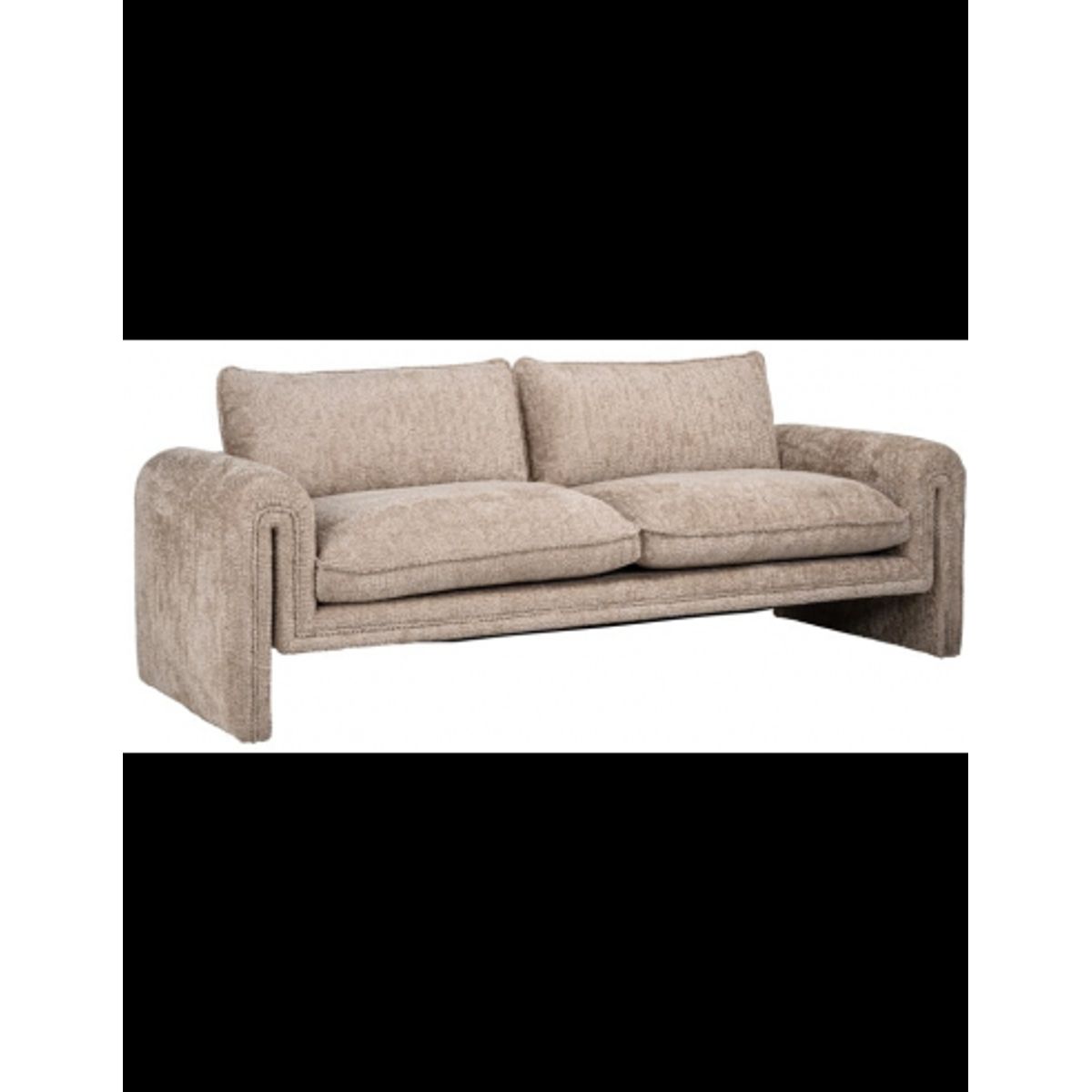 Sandro 3-personers sofa i polyester B230 cm - Beige