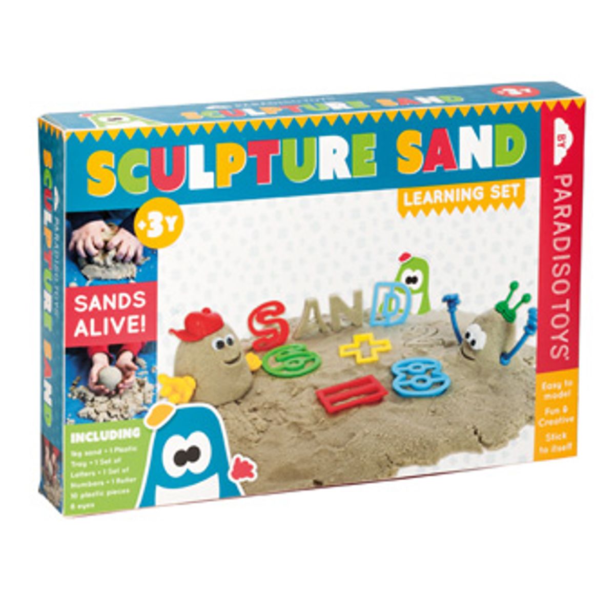 Sandskulpturer (Lære sæt med 1kg Kinetisk sand)