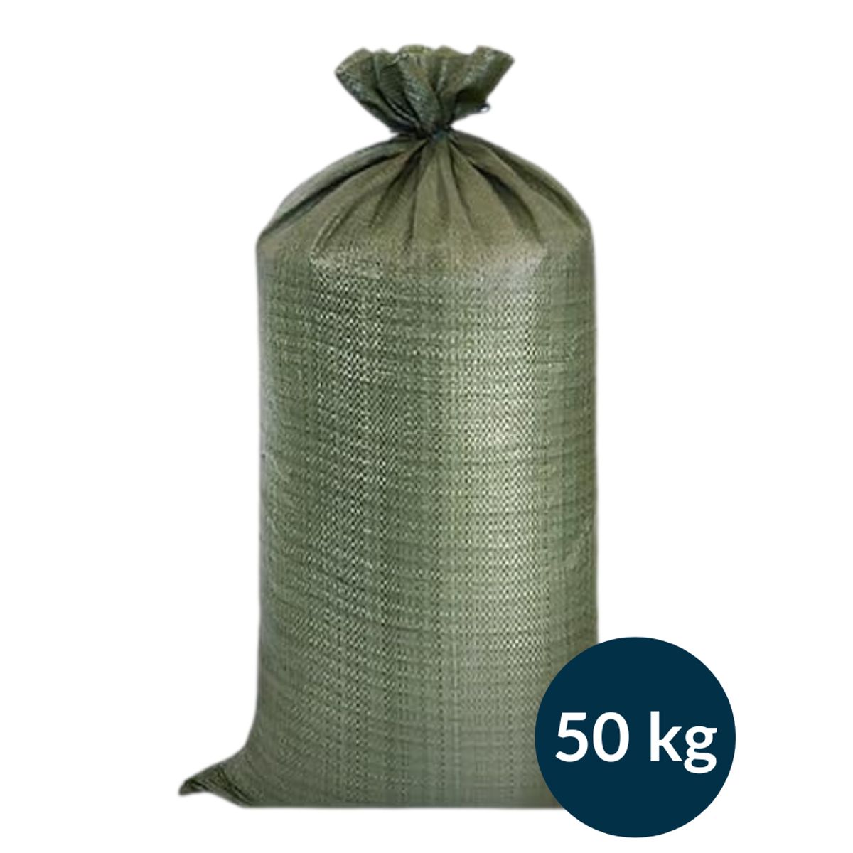 Sandsæk 50kg, Grøn 60x100cm - 50 stk