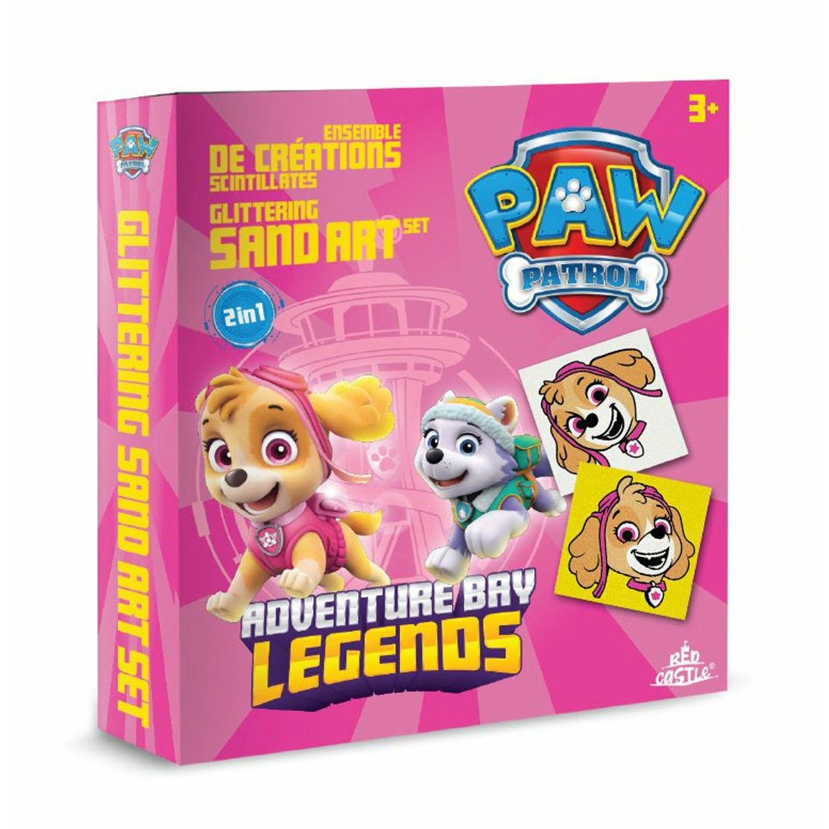 Sandtegning - Paw Patrol - Adventure Bay Legends (2 ark)