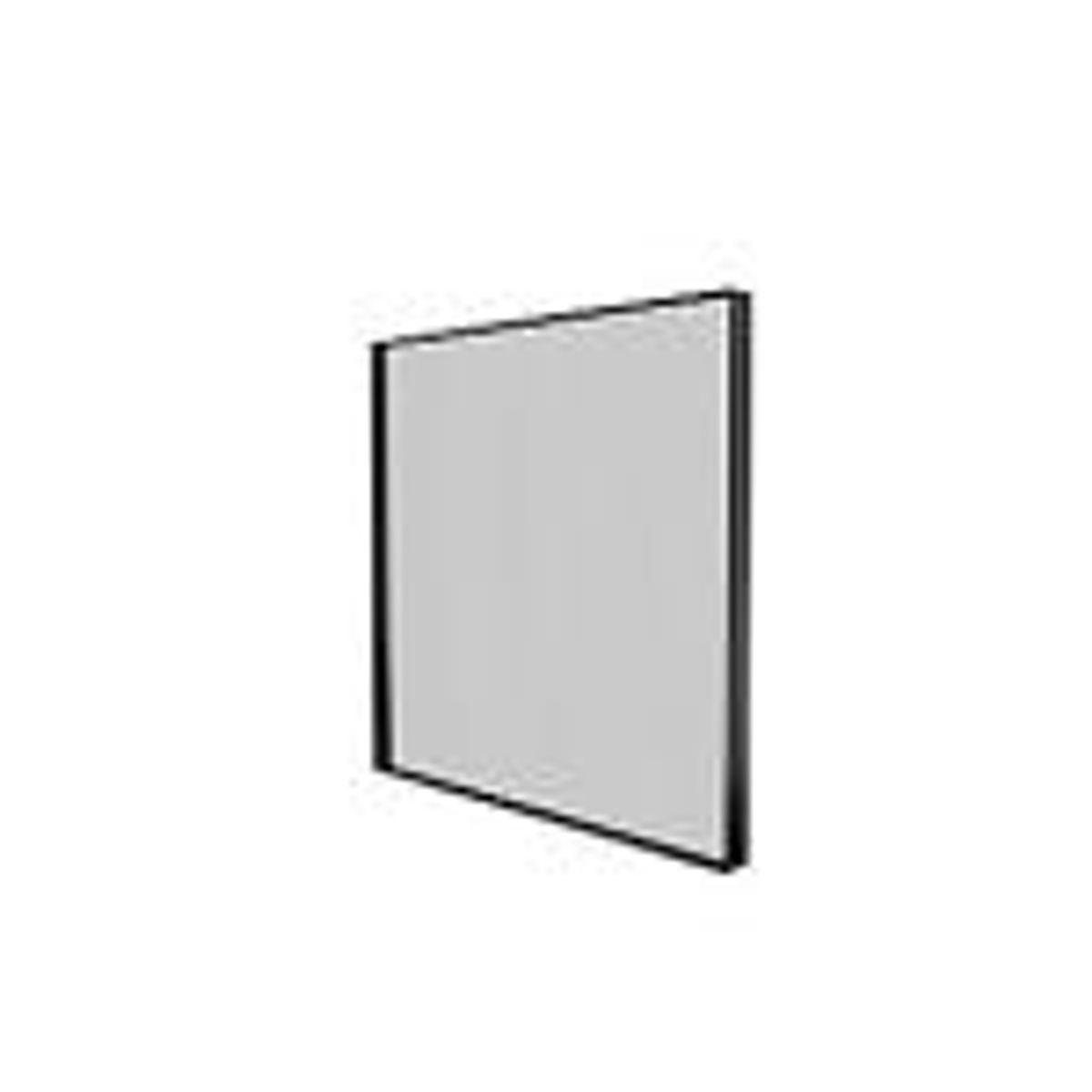 Sanibell Basicline spejl i matsort aluramme 60x60cm