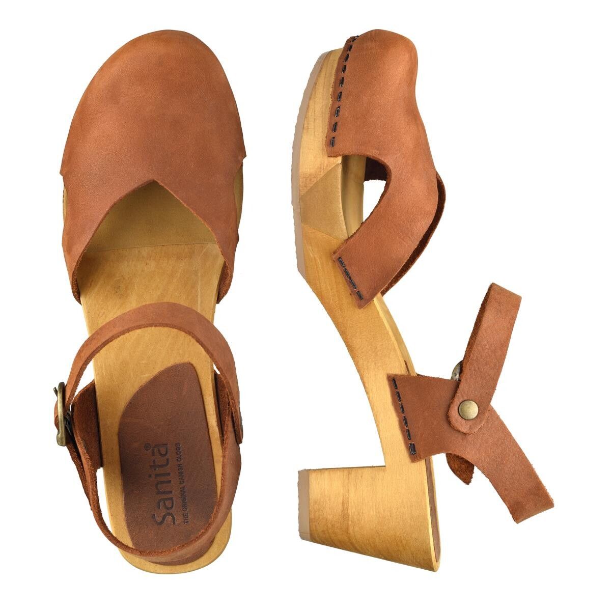 Sanita Matrix Flex Sandal Brun, Størrelse: 36, Dame