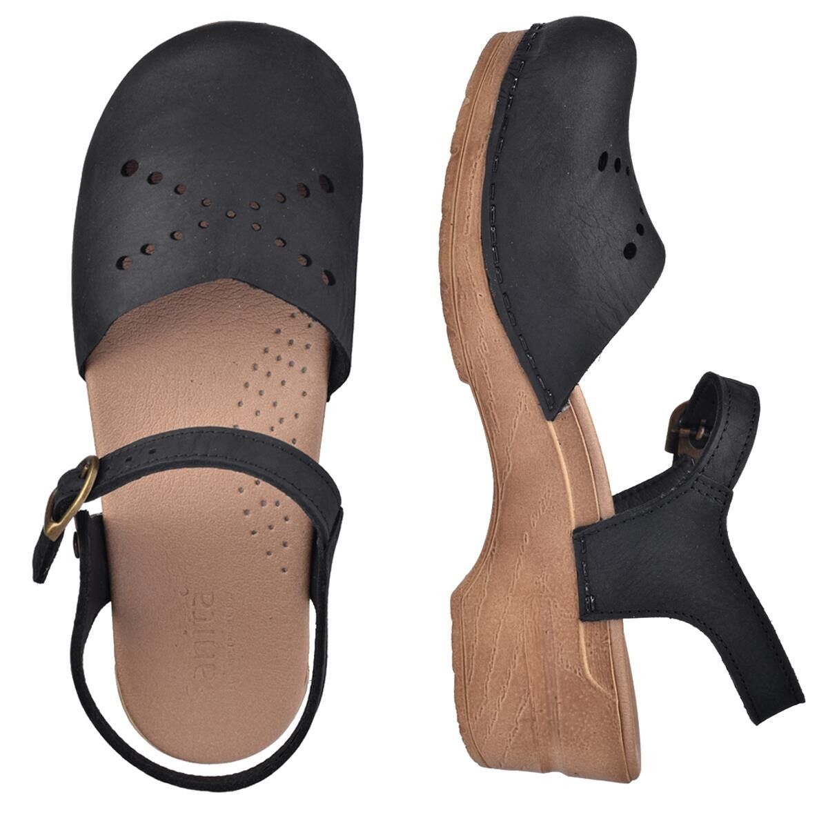 Sanita Original Sella Sandal Sort, Størrelse: 36, Dame