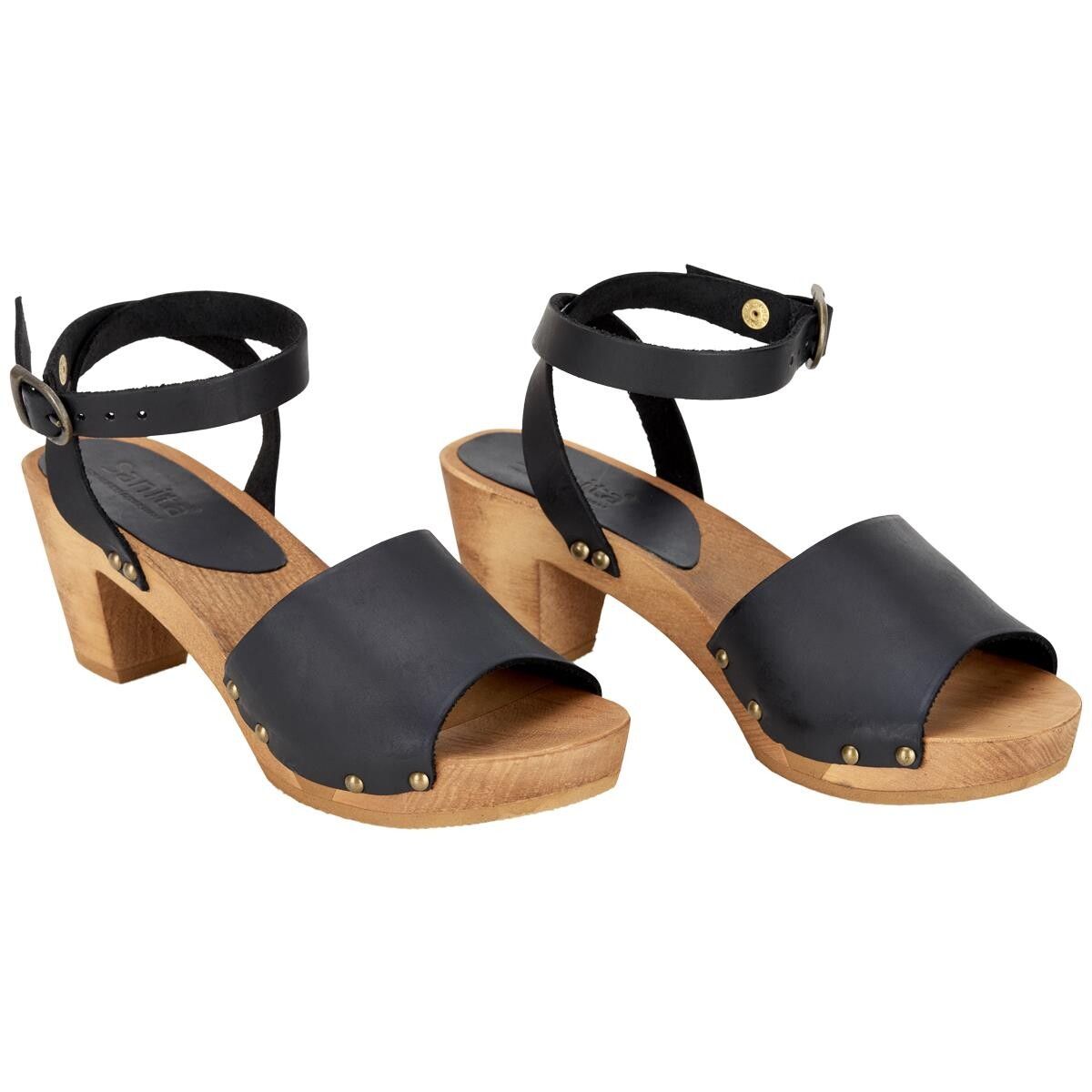 Sanita Yara Flex Sandal Sort, Størrelse: 40, Dame