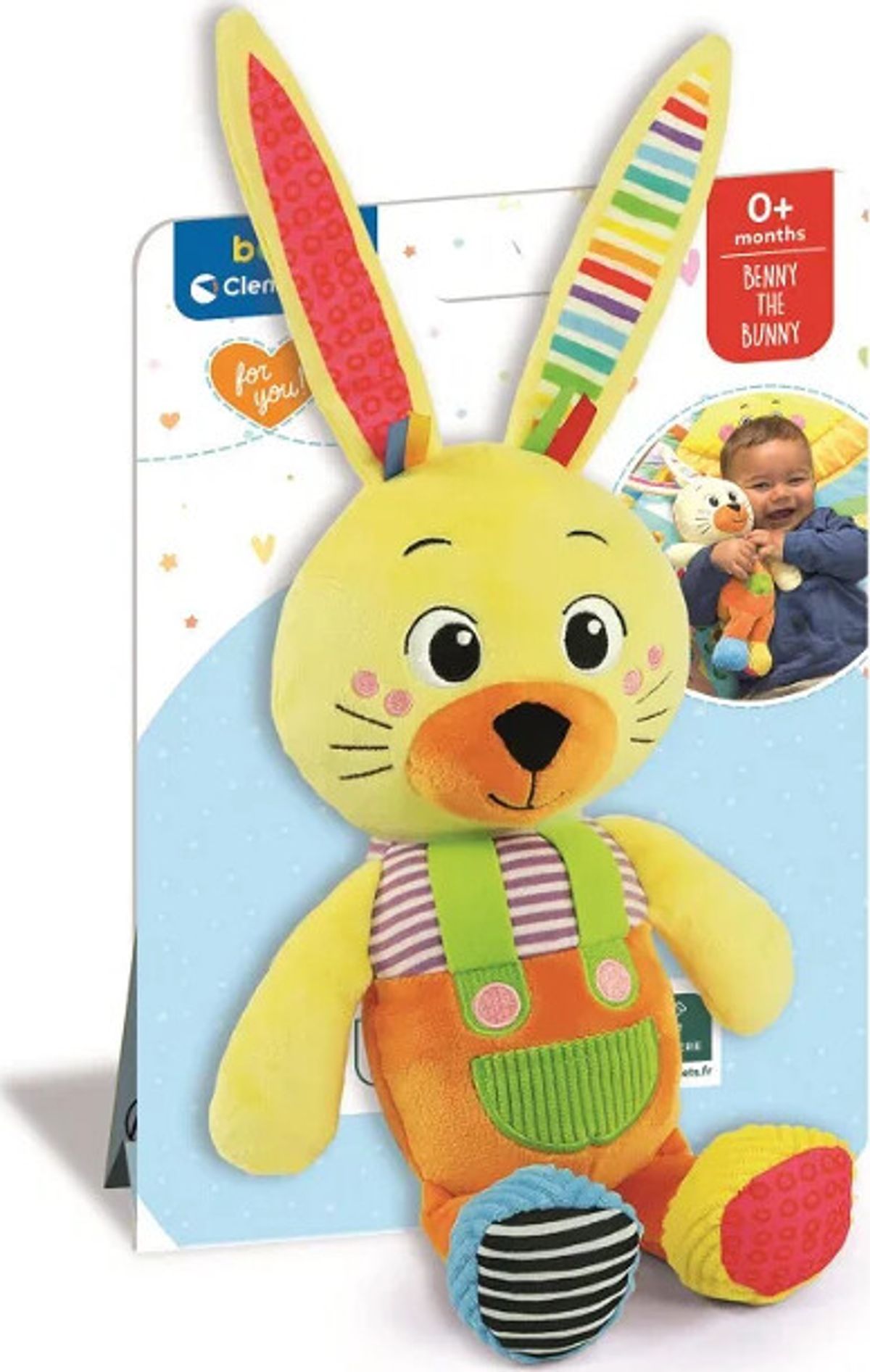 Sansebamse - Benny The Bunny - Baby Clementoni