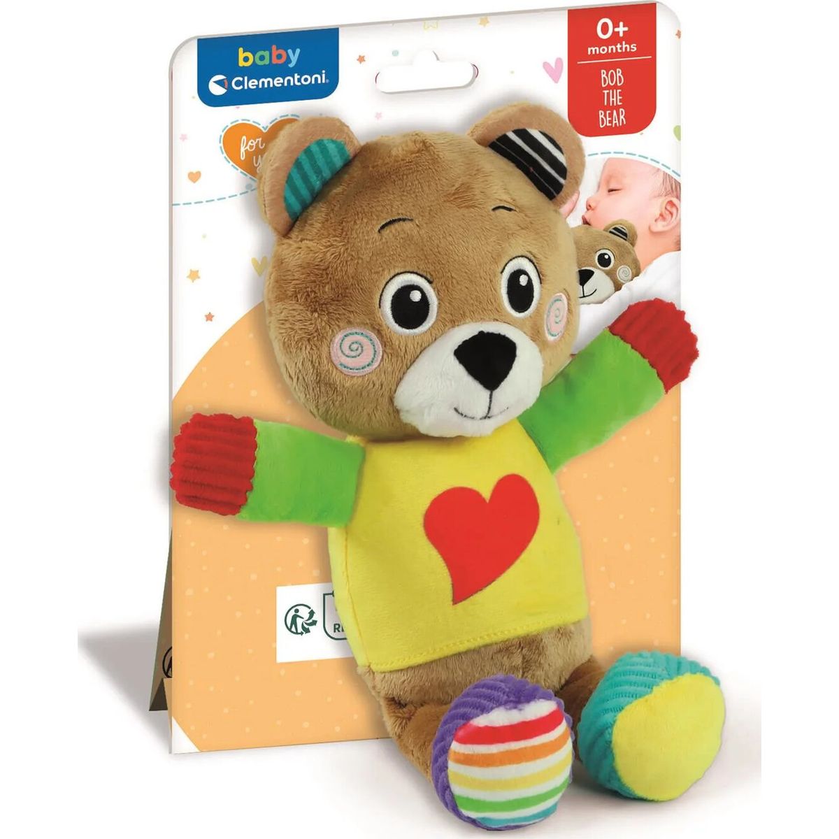 Sansebamse - Bob The Bear - Baby Clementoni