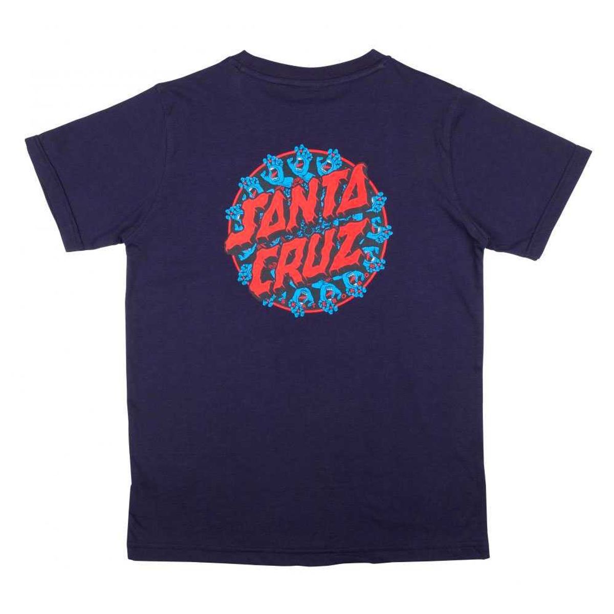 Santa Cruz Youth Handy Dot T-Shirt Mørk Navy