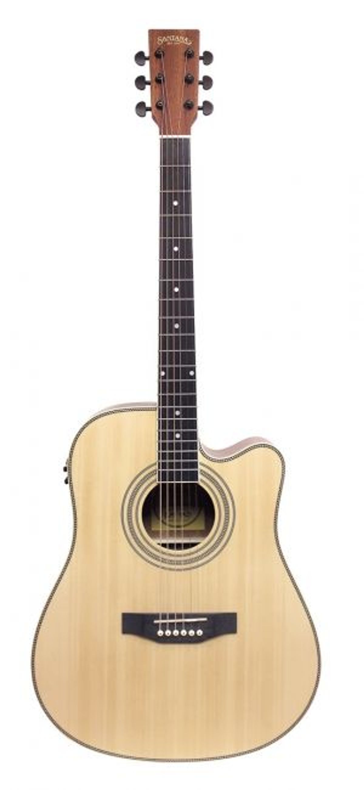 Santana LA-100EQCW-NA v2 Western guitar - Natur