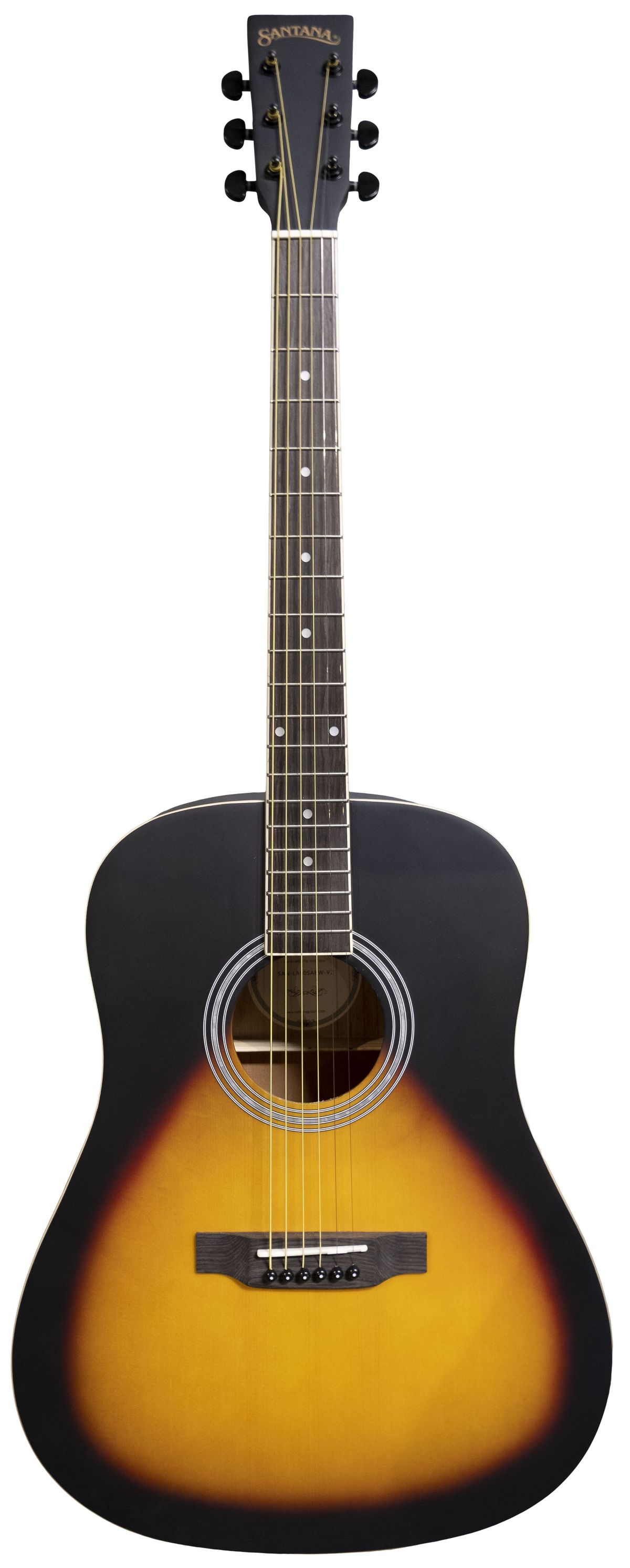 Santana LA-90-V2 - Western guitar - Black Sunburst