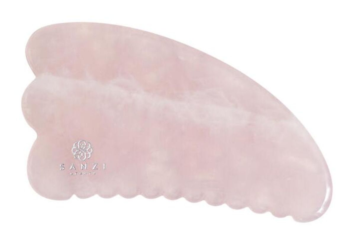 Sanzi Beauty Gua Sha Rose Quartz (Sculpt)