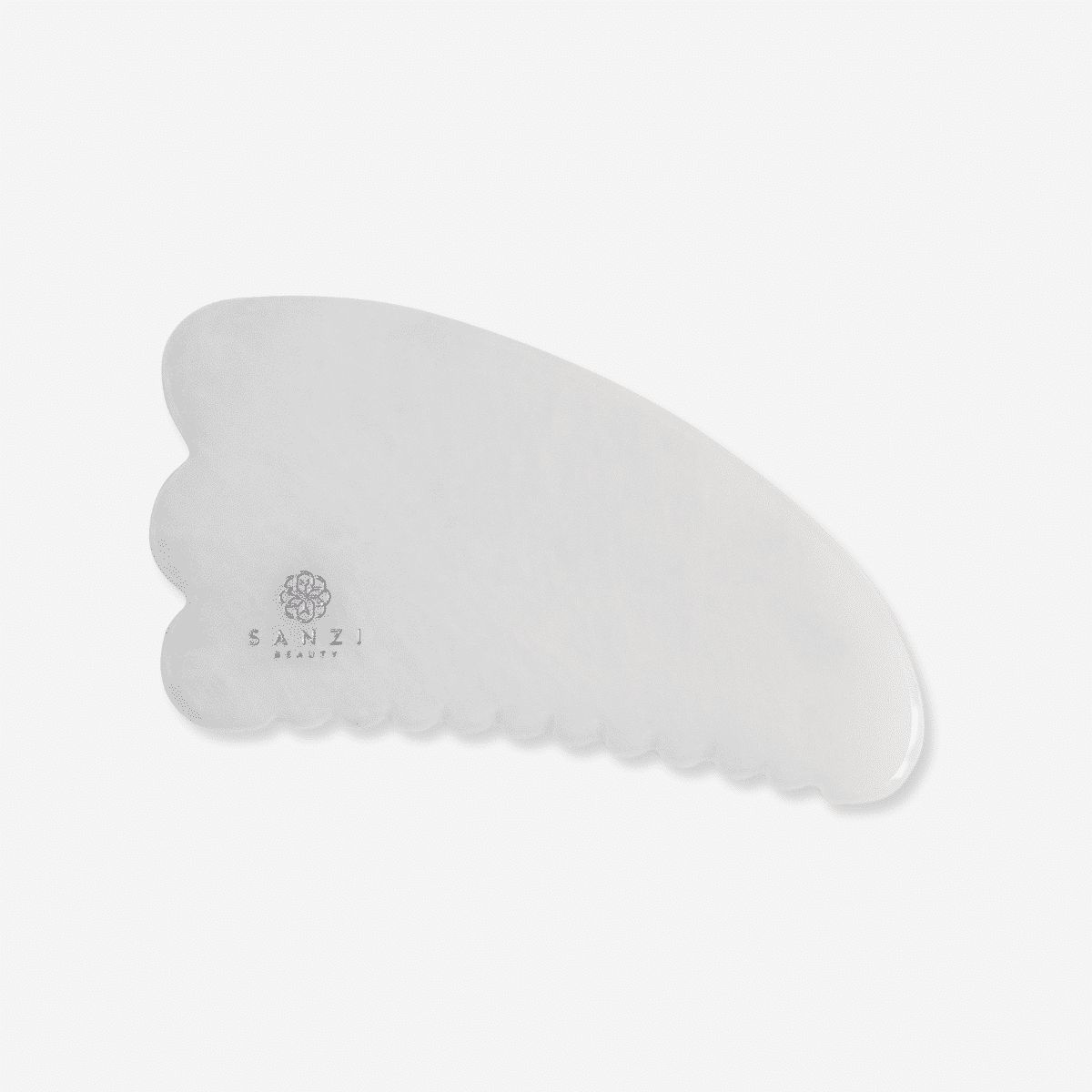 Sanzi Beauty Gua Sha White Jade Sculpt