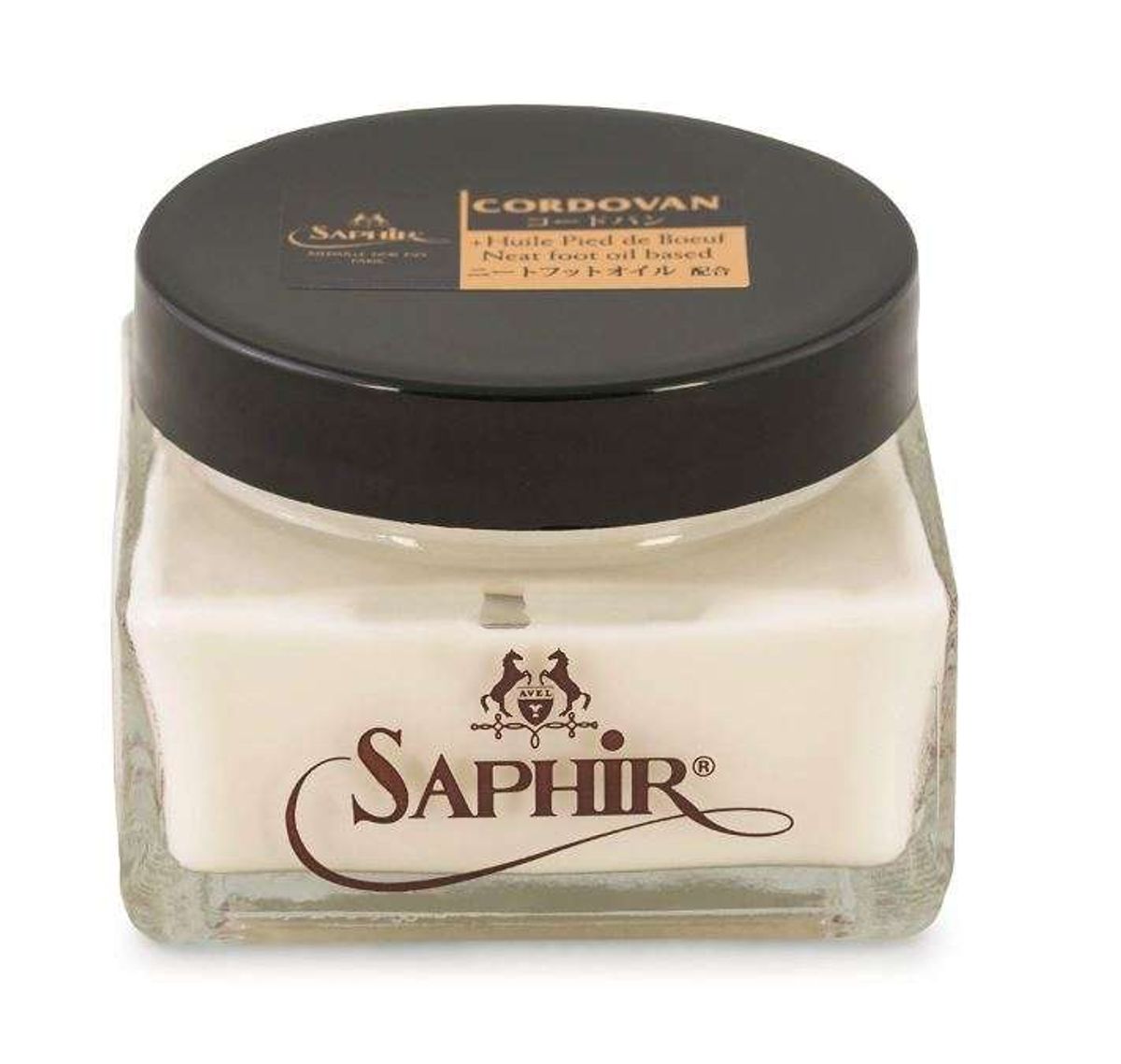 Saphir Cordovan Creme Natural 75 ml Glas