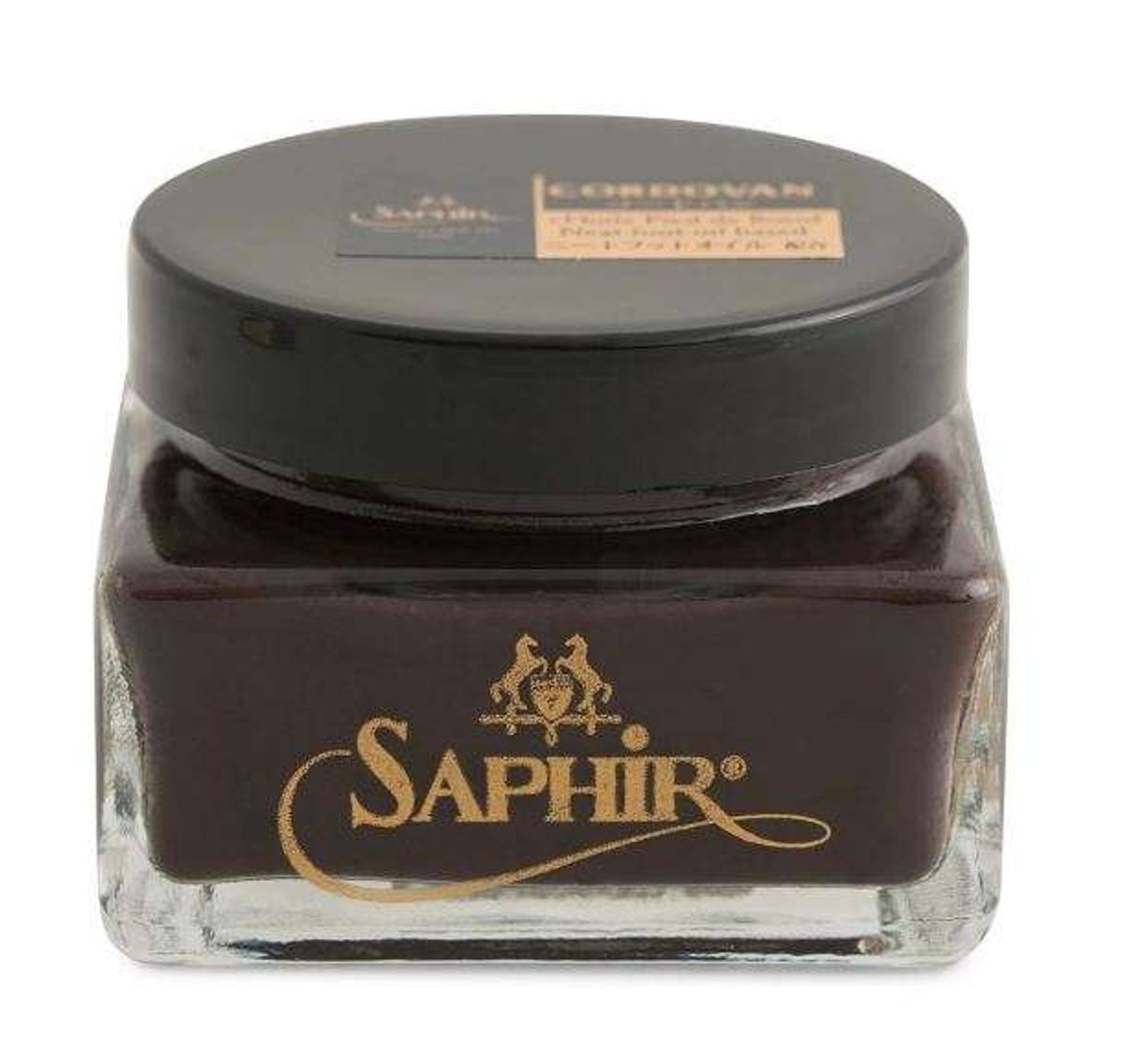 Saphir Sko creme nr. 5 Mørkebrun 75 ml glas