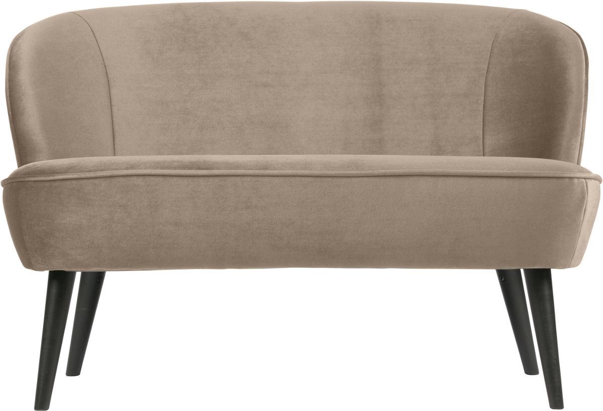 Sara, 2-personers sofa, beige, H73x110x72 cm