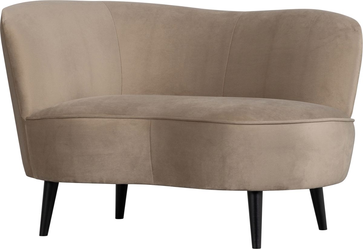 Sara Left, Loungestol, beige, H71x112x81 cm