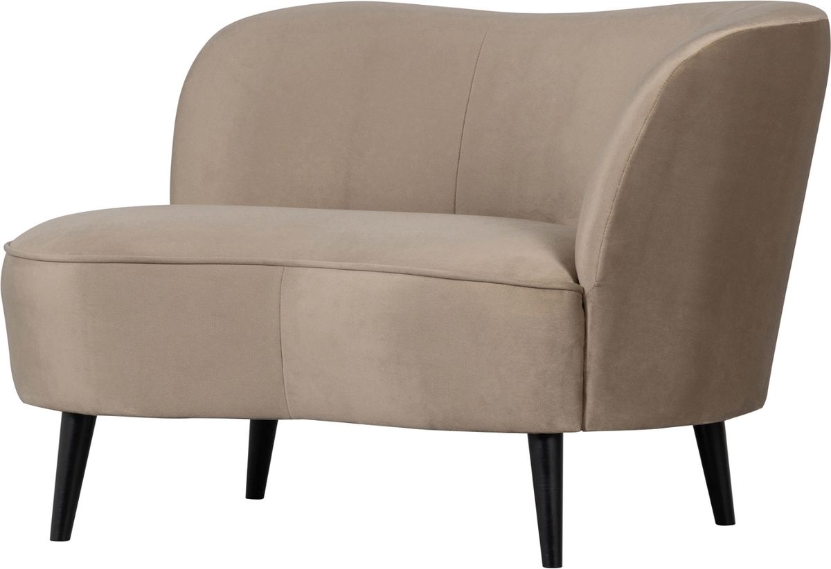 Sara Right, Loungestol, beige, H71x112x81 cm