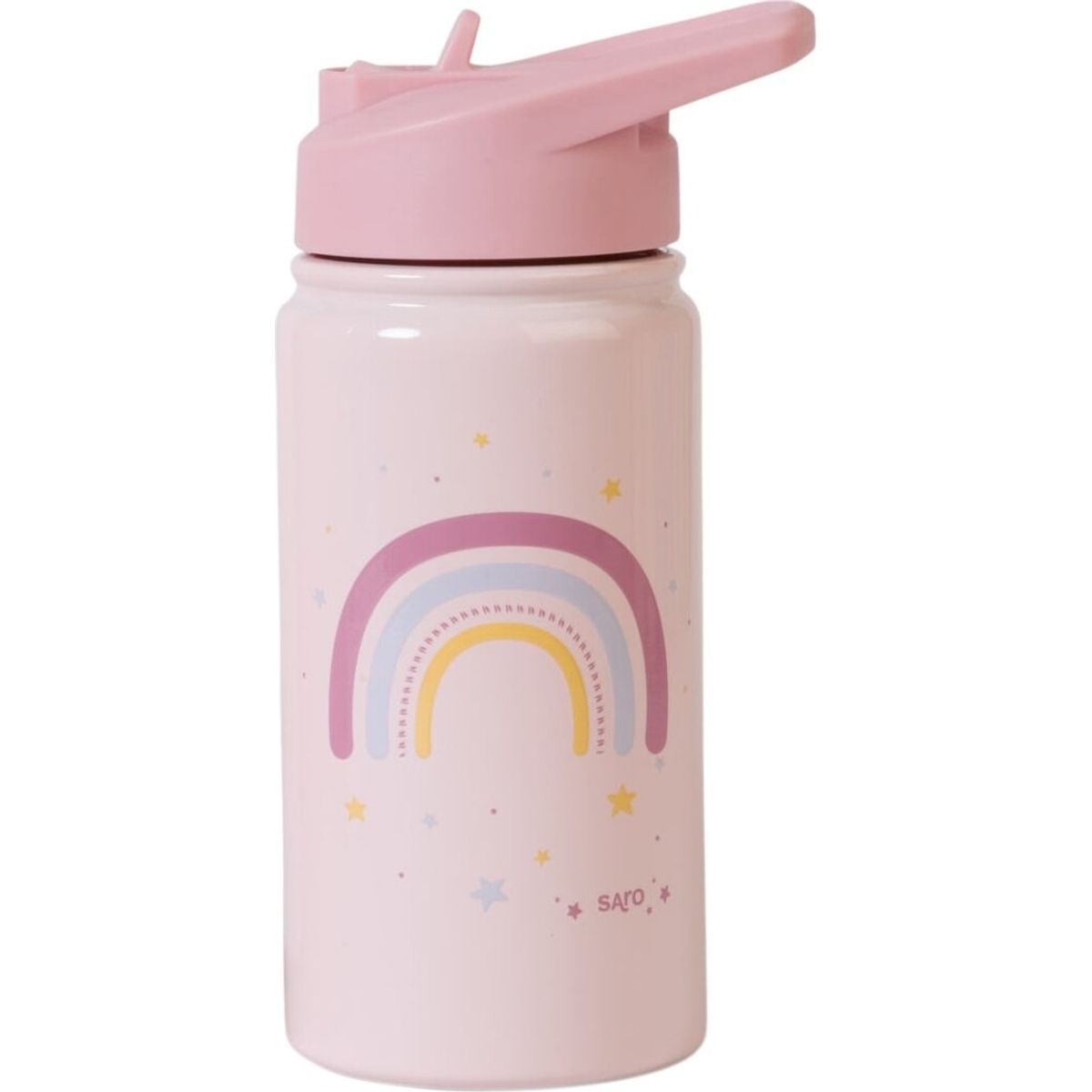 Saro Baby - Thermoflaske Med Sugerør Pink 350 Ml