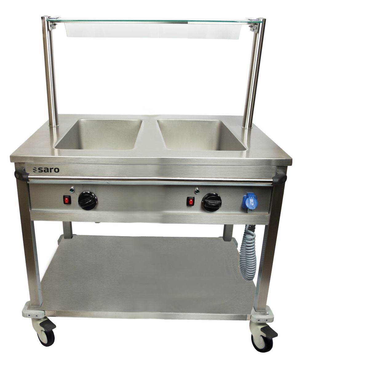 SARO Bain Marie trolley model BTS-2