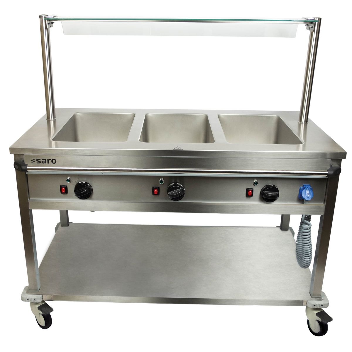 SARO Bain Marie trolley model BTS-3