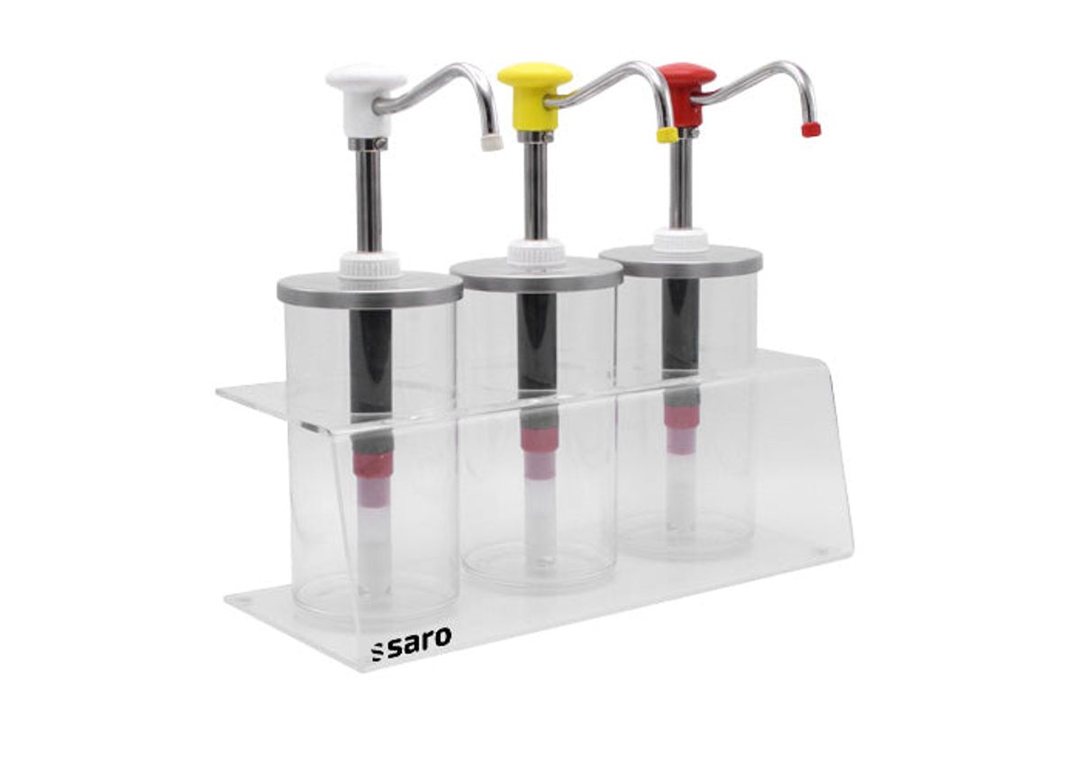 SARO Dispenser Model PLX-R-BK-1650ml