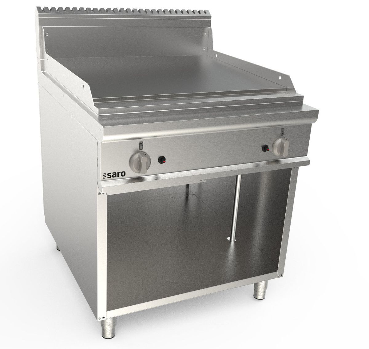 SARO Gas grillplade med underbord - model LQ / FTG4BAL