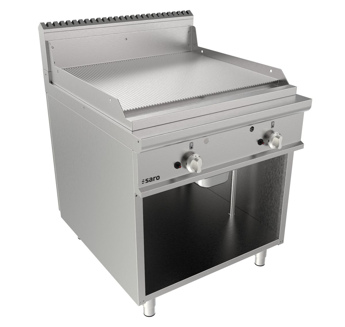 SARO Gas grillplade med underbord - model LQ / FTG4BAR