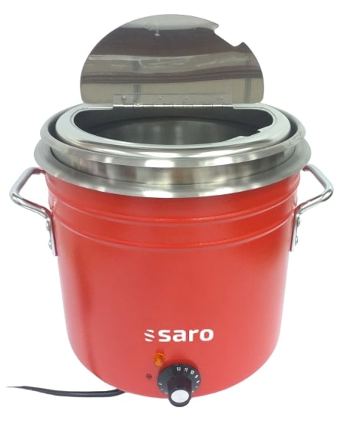 SARO Retro suppekedel model retro rød