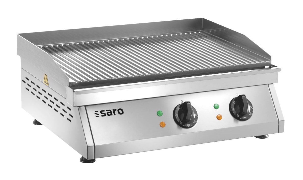 SARO Stegeplade - EL - (rillet) model FRY TOP GH 610 R