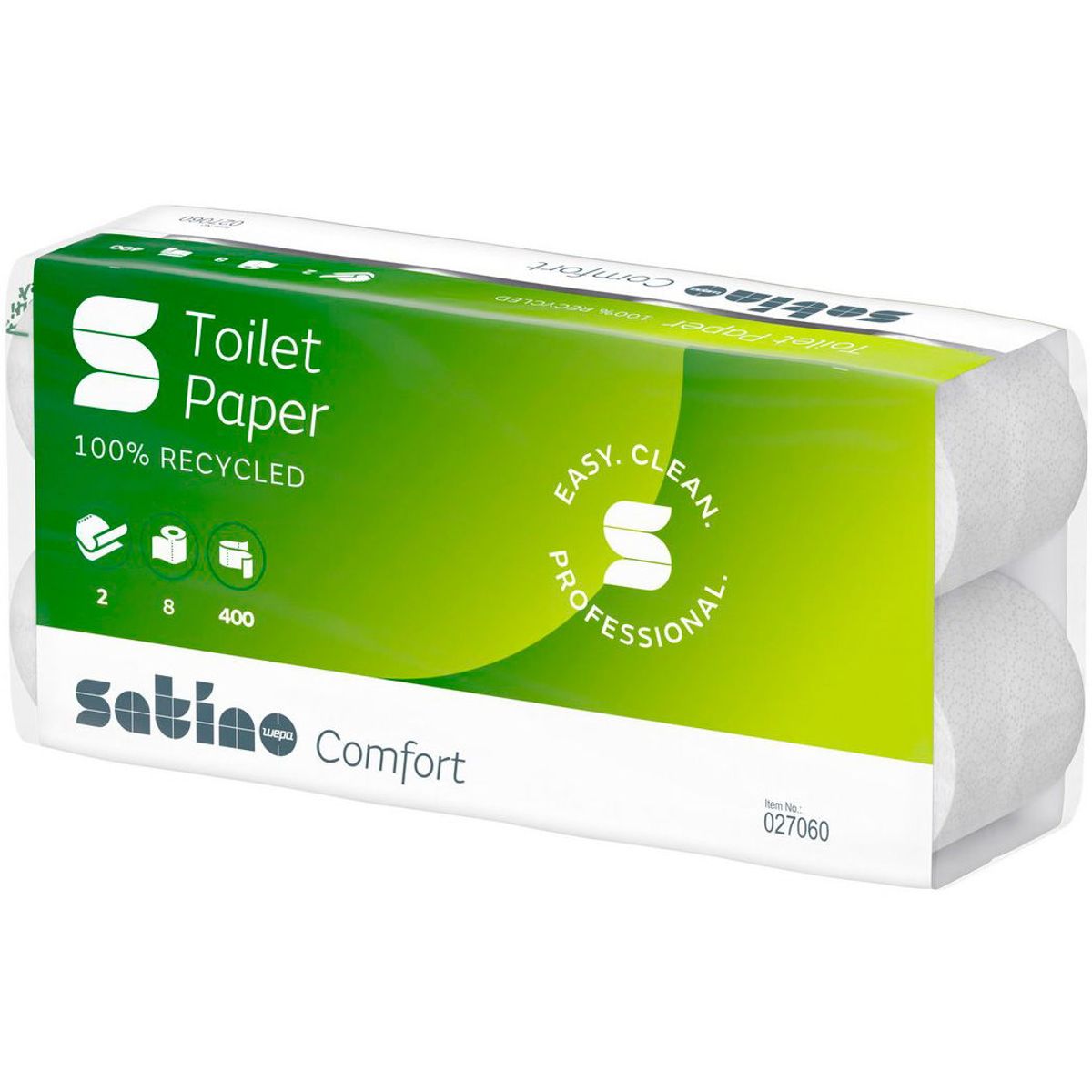 Satino Comfort toiletpapir hvid 2Lag