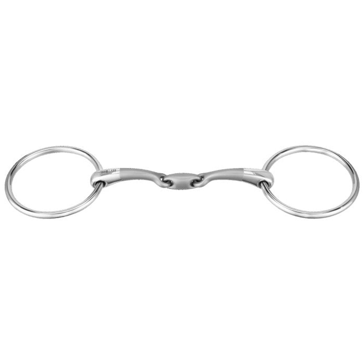 SATINOX loose ring snaffle 12 mm double jointed - Stainless steel