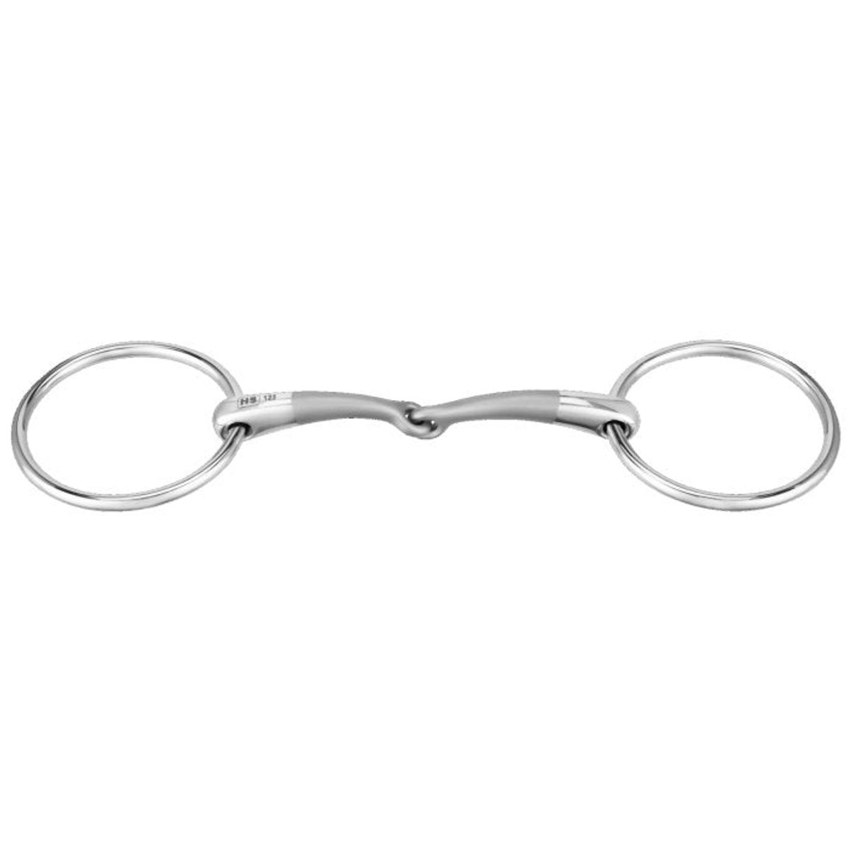 SATINOX loose ring snaffle 12 mm single jointed - Stainless steel