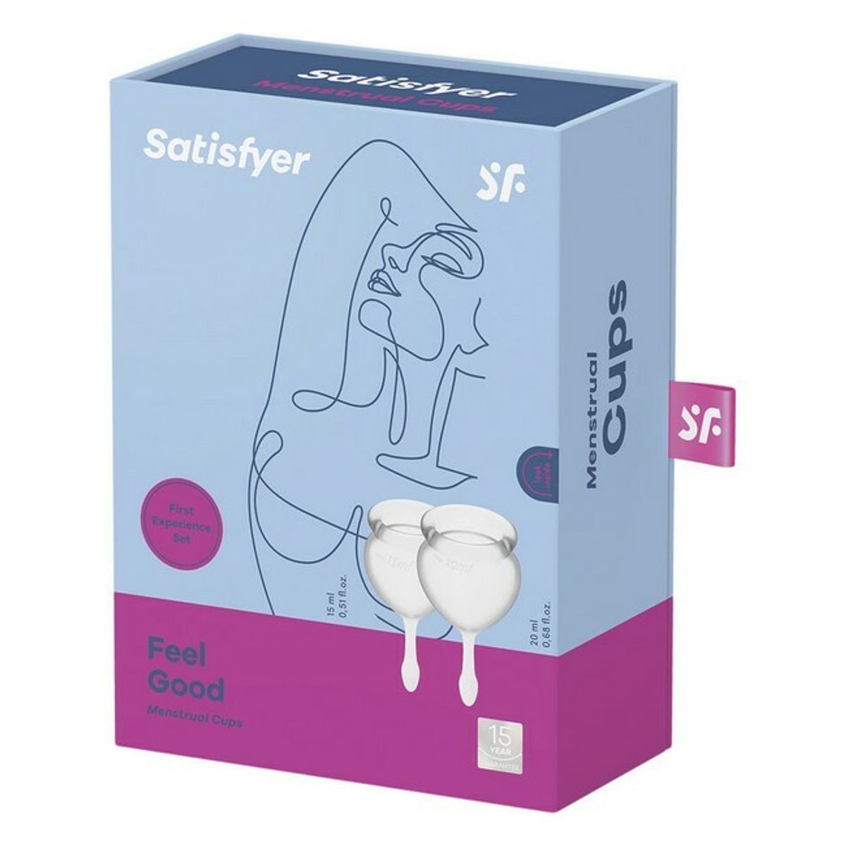 Satisfyer - Feel Good Menstruationskop Transparent