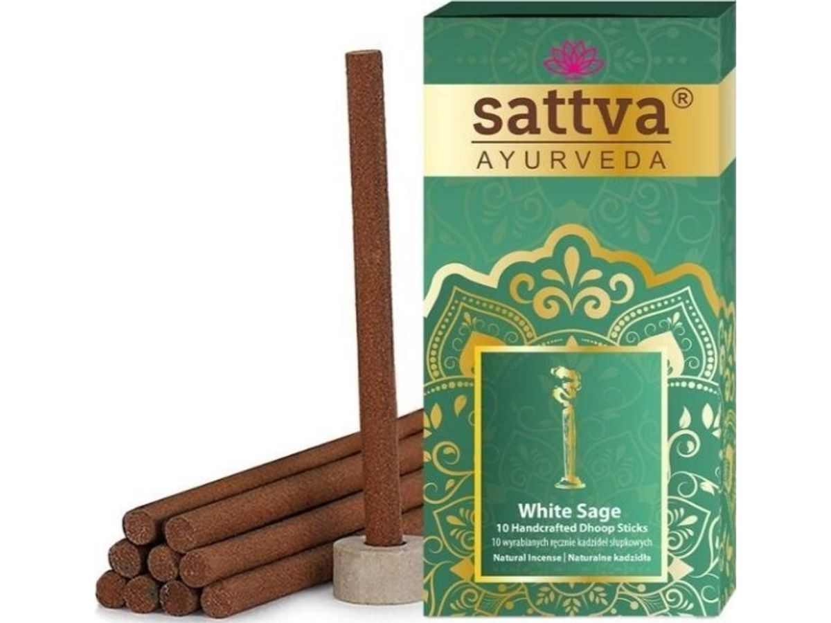 Sattva Sattva Incense Sticks Kadzida Supkowe White Sage 10Szt