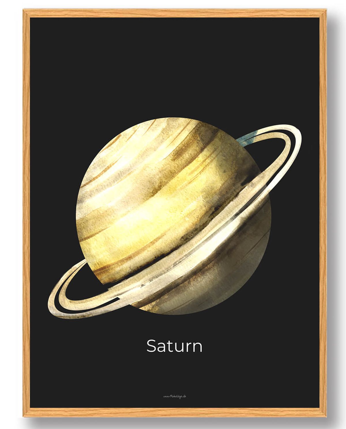 Saturn - rumplakat (Størrelse: L - 50x70cm (B2))