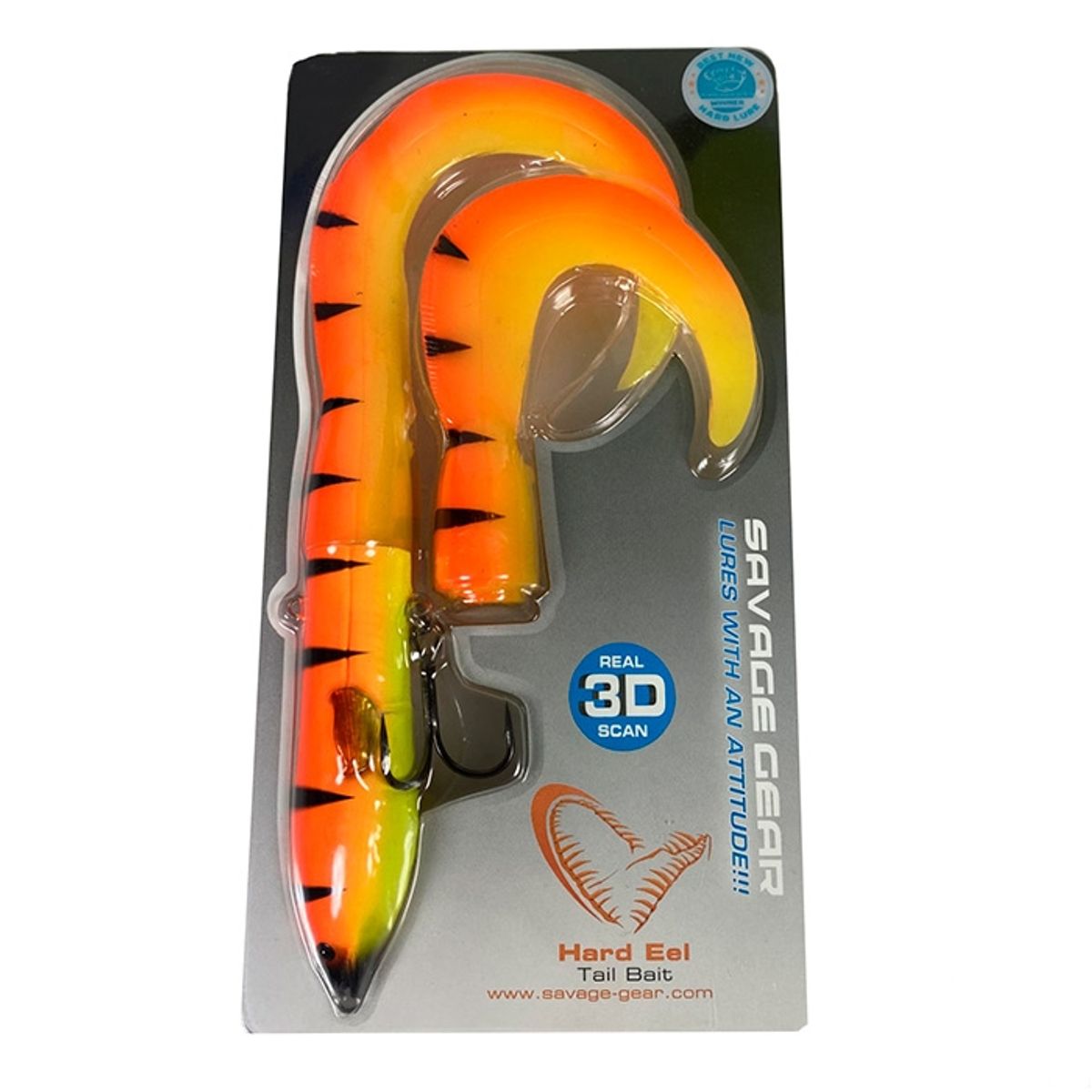 Savage Gear 3D Hard Eel Tail Bait, 40 g-Golden ambulance - Gummisfisk, shad, jig