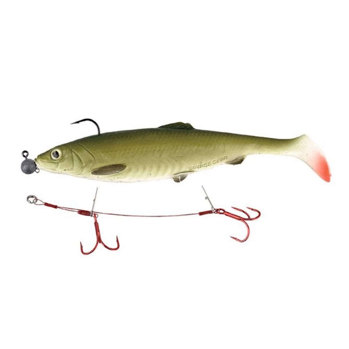 Savage Gear Double Stinger str. 1 / 16kg, 2 stk. - Gummisfisk, shad, jig