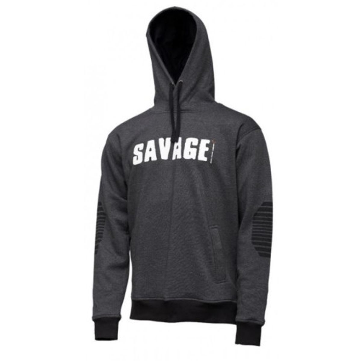 Savage Gear Logo Hoodie Dark Grey Melange