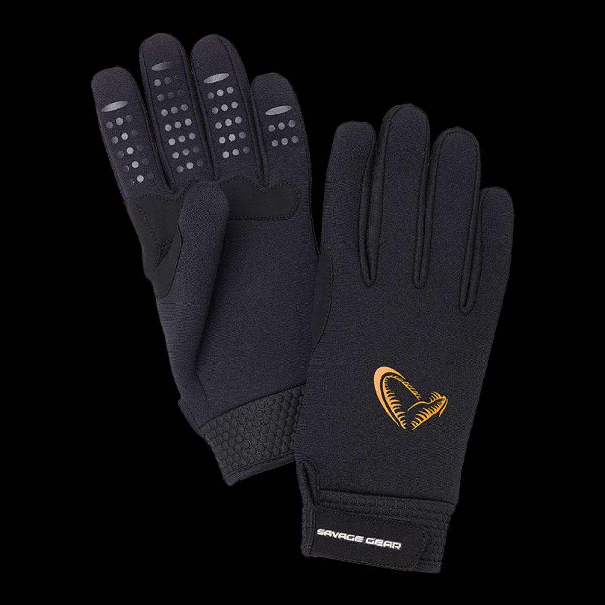 Savage Gear Neoprene Stretch fiskehandsker-M - Handsker