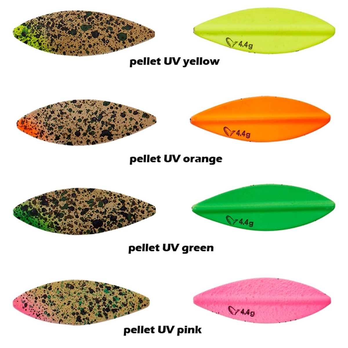 Savage Gear Stickle blade rigged 5,2cm / 8,4g-pellet UV PBlå - Kystblink, kystwobler