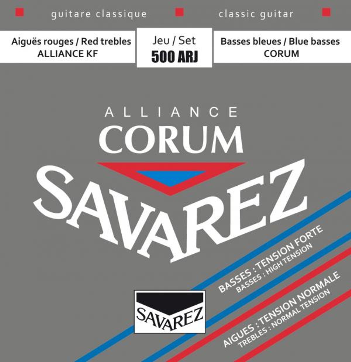 Savarez 500ARJ Alliance Corum spansk guitar-strenge, mixed tension