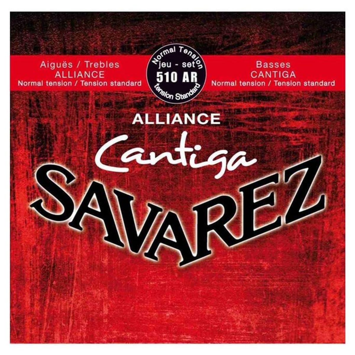 Savarez 510AR Classic Cantiga spansk guitar-strenge, rød