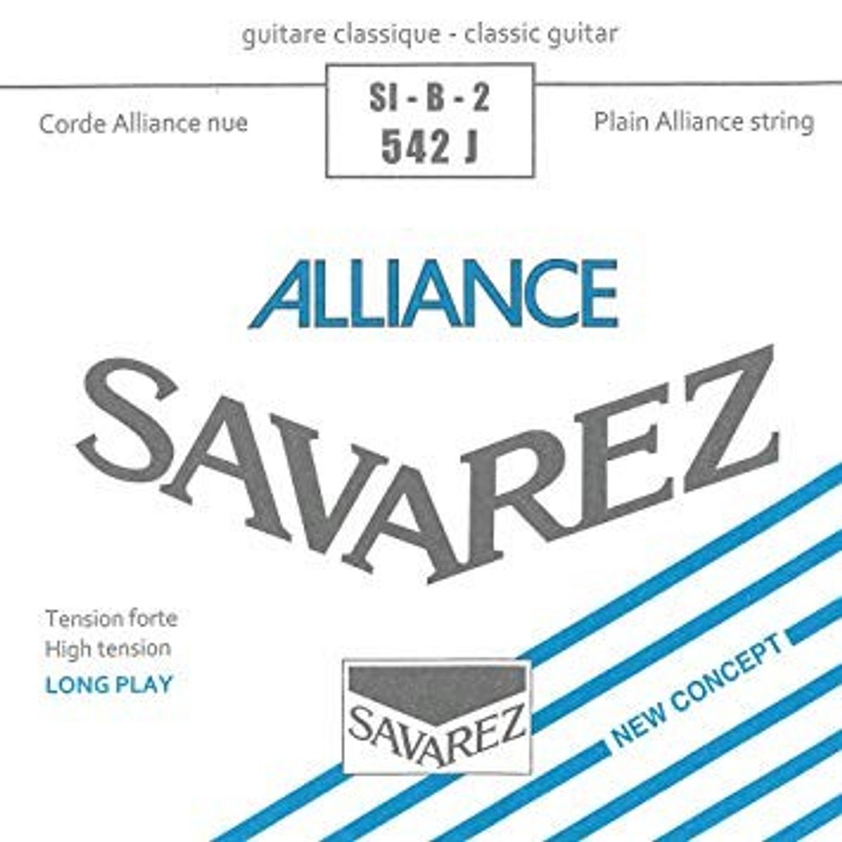 Savarez 542J Alliance H2 løs spansk guitar-streng, blå