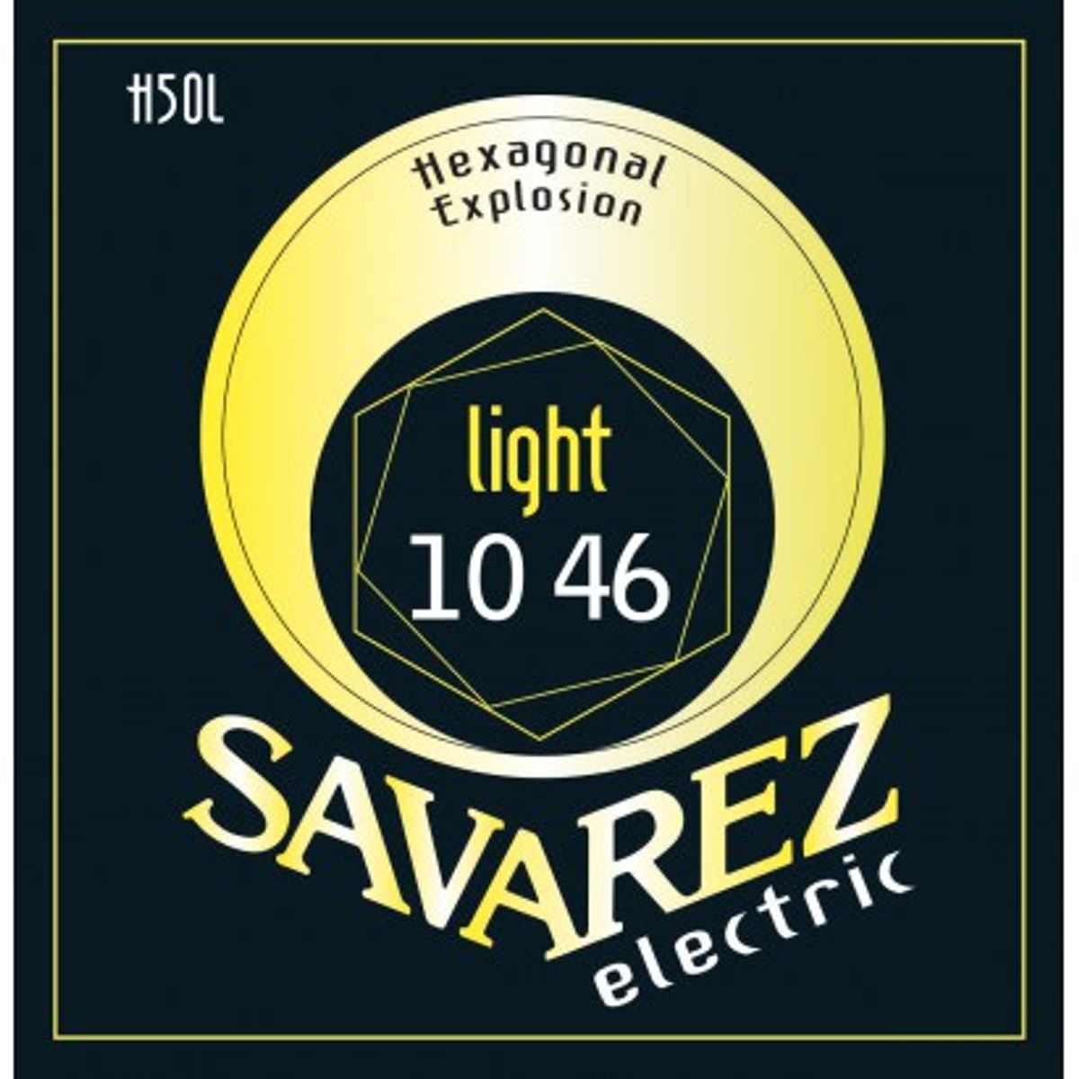 Savarez H50L Hexagonal Explosion el-guitar-strenge, 010-046