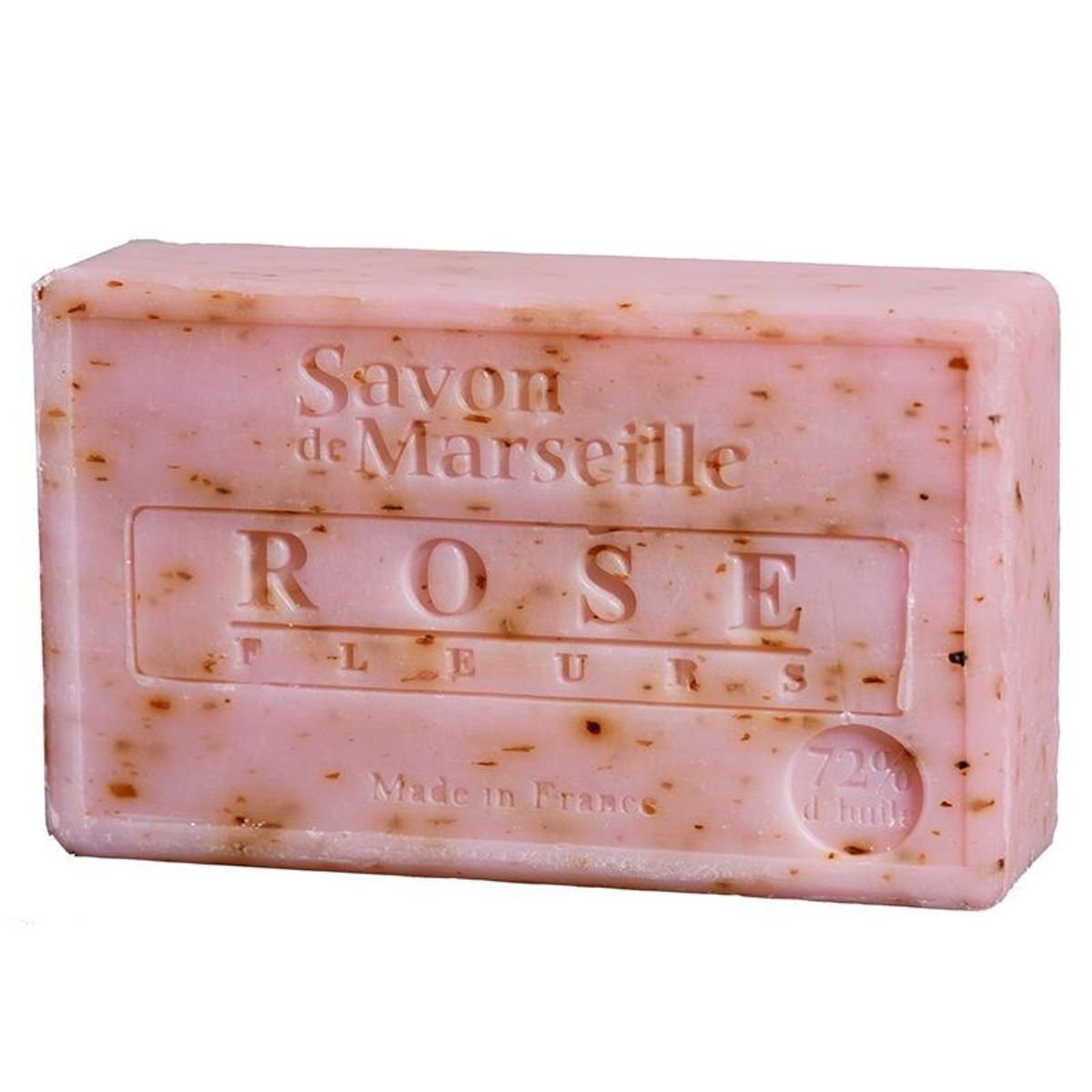 SAVON DE MARSEILLE - ROSE FLEURS - NATURLIG SÆBE M. ROSENBLADE - Håndsæbe - Savon Marseille Soap - StudioBuus