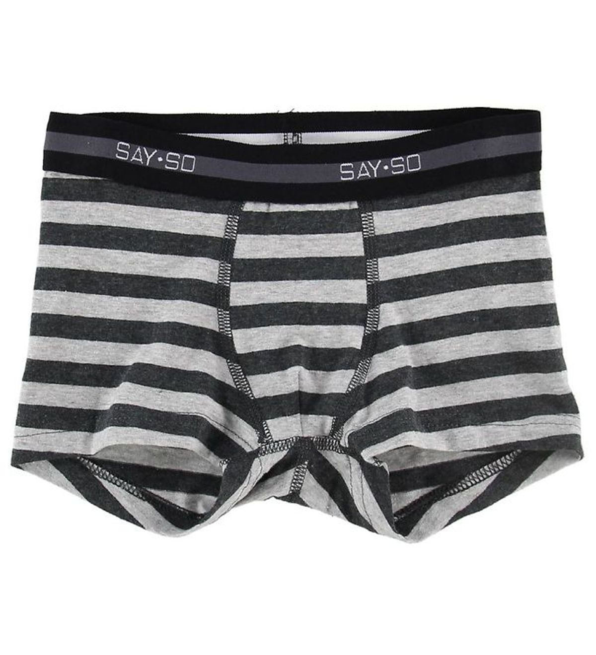 Say-So Boxershorts - Gråstribet