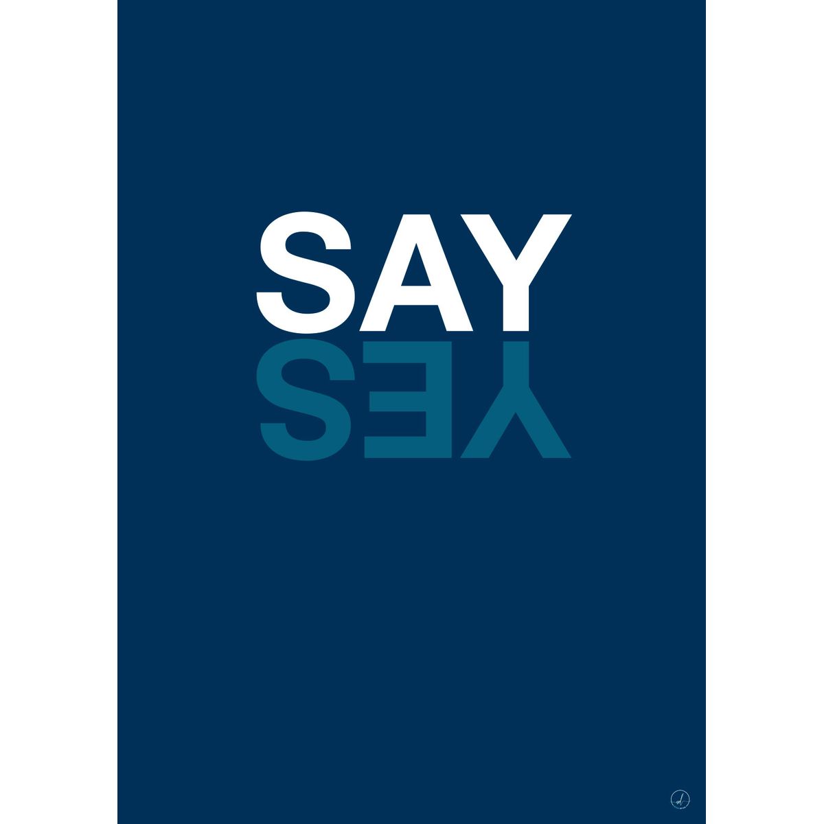 Say Yes - Blue af Rikke Axelsen