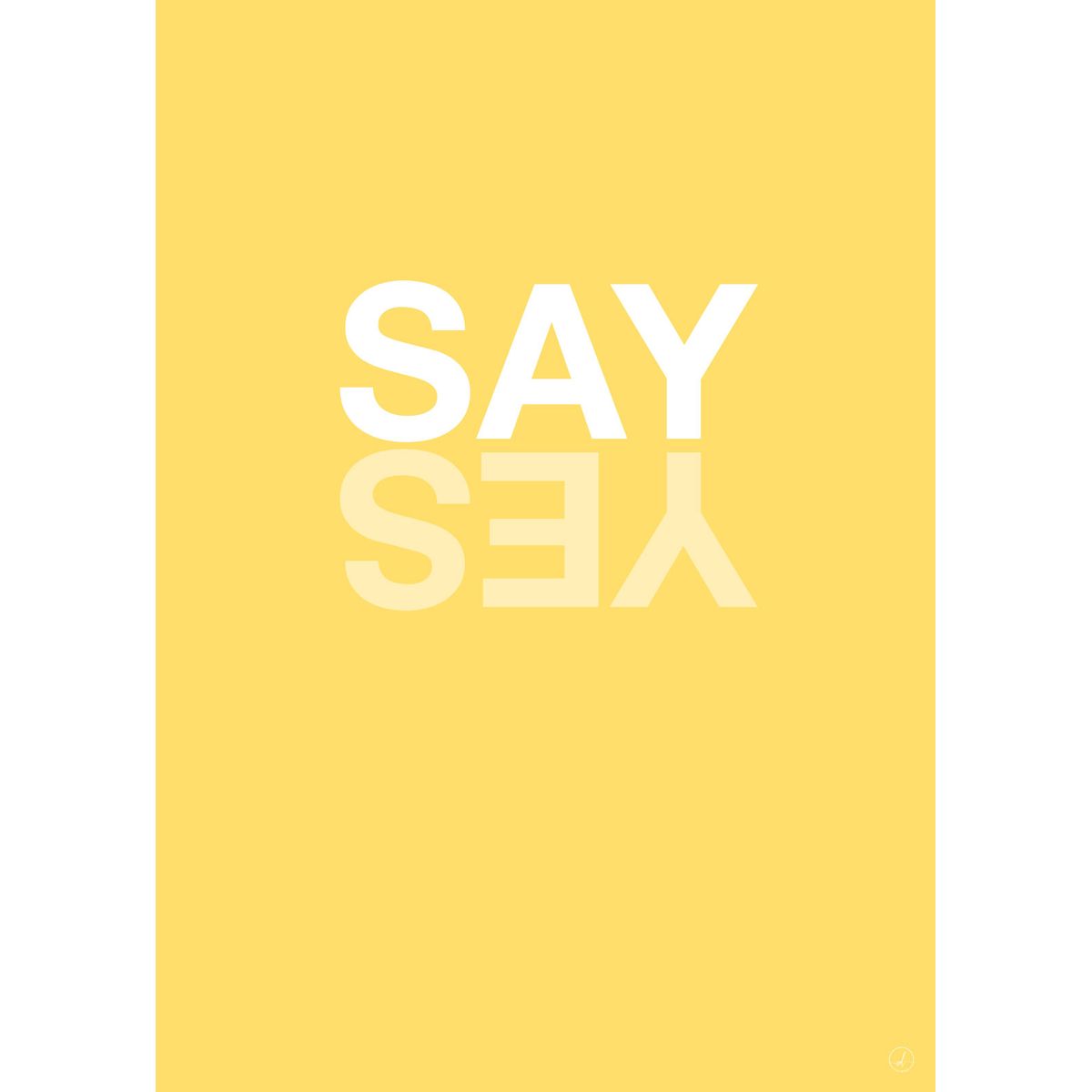 Say Yes - Yellow af Rikke Axelsen