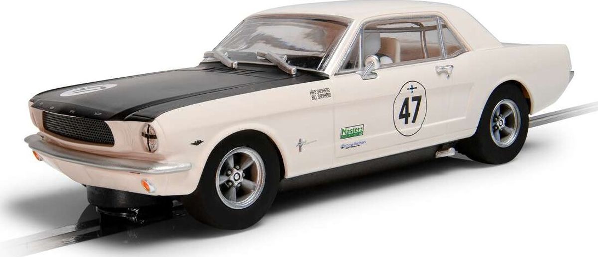 Scalextric Bil - Ford Mustang Bill & Fred Shepherd, Goodwood Revival - C4353