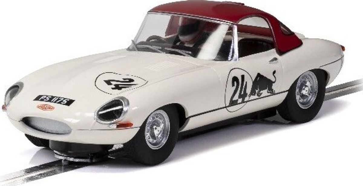 Scalextric Bil - Jaguar E-type - Goodwood Revival - C4232