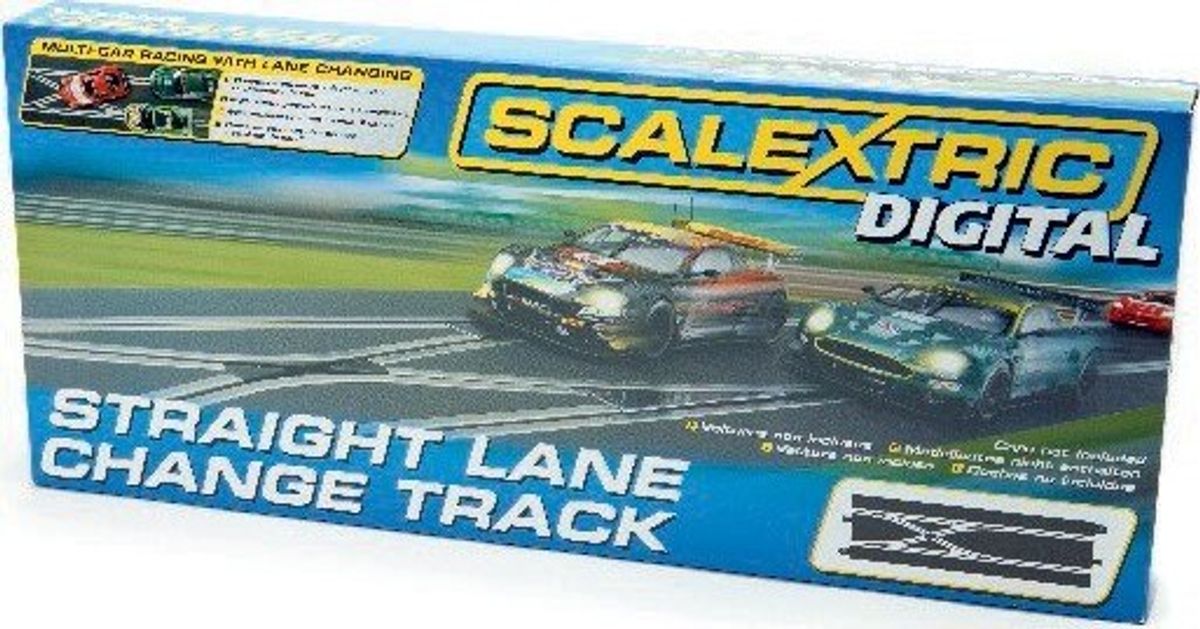 Scalextric Digital Skinne - Straight Lane Change Track - C7036